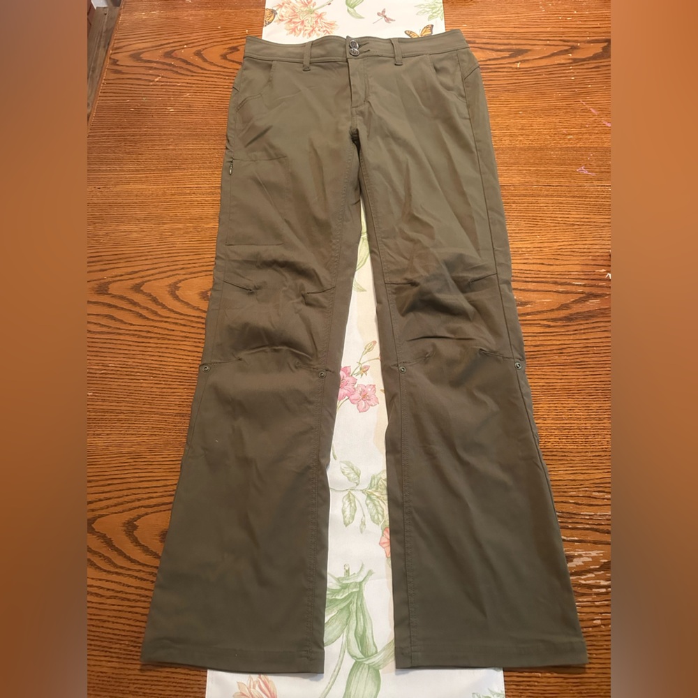 Prana Olive Wide Leg Pants